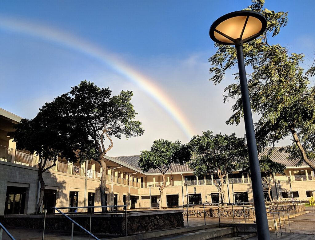 Rainbow over Oahu, Hawaii