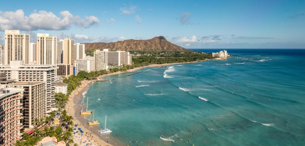 Hawaii beach coastline - Hawaii vs Florida cost of living comparison