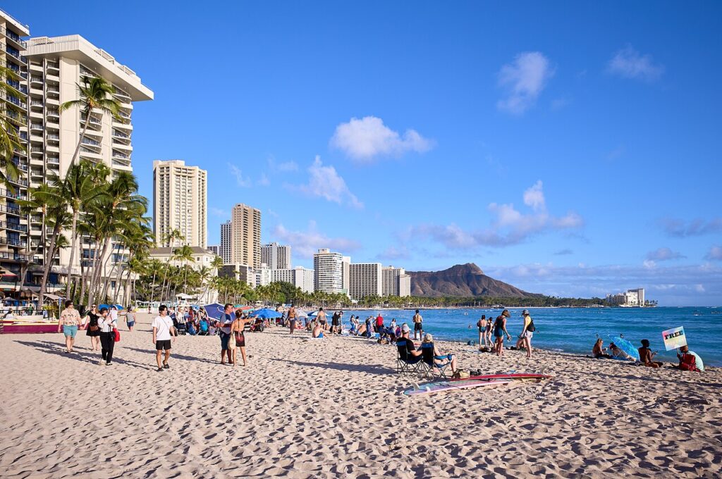 Waikiki Beach, Honolulu, Hawaii