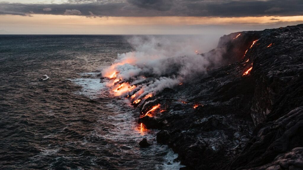 Halemaumau Kilauea Rim: Caldera Glow Evening Prospect — photo by @cedricletsch on Unsplash